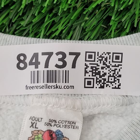 Vintage 90s Funny Animal Humor Sweatshirt L/XL 23x25 Huggmuggers Grill - Picture 11 of 16